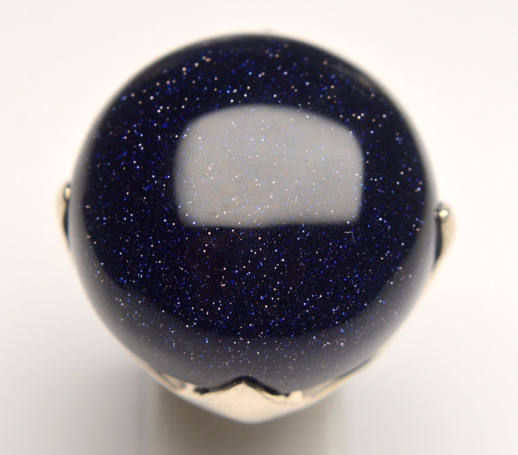 Argent 925 - Bague - Agate de sable spatial #1.0