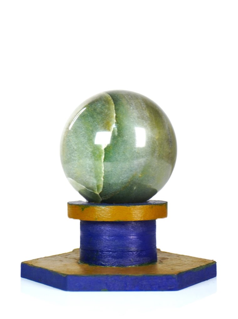 Green Aventurine Stone – High Quality Sphere - Height: 90 mm - Width: 90 mm- 976 g - (1) #1.0