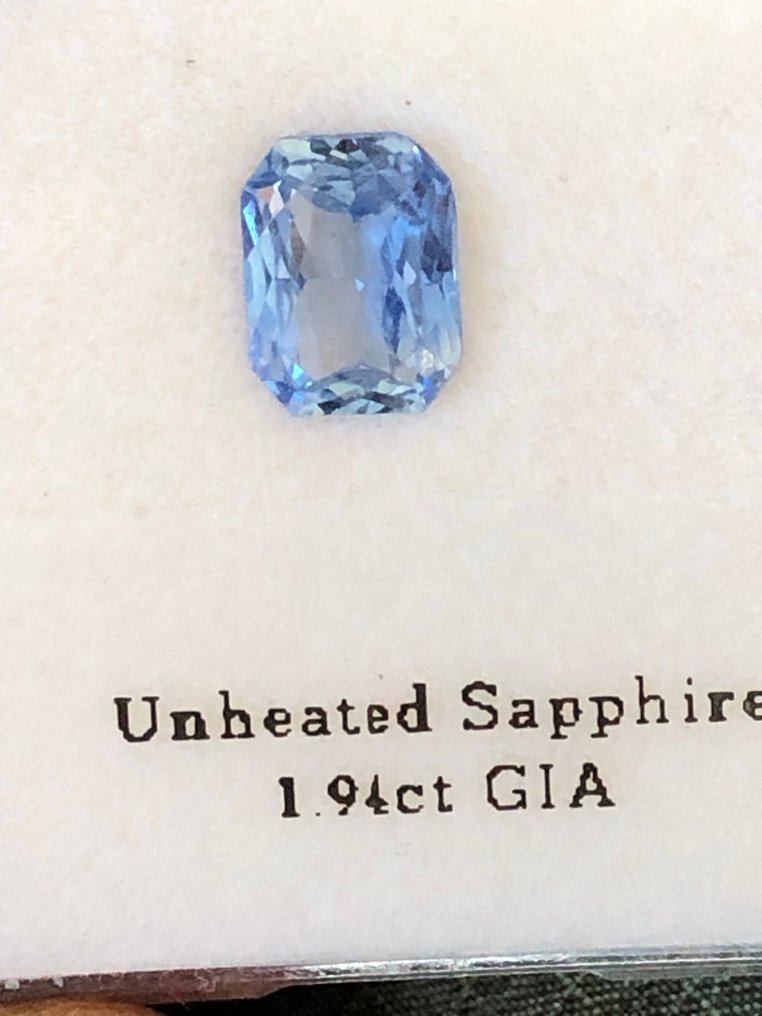 1 pcs  蓝宝石  - 1.94 ct - 美国宝石研究院（GIA） #4.3