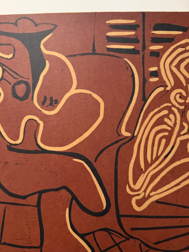 Pablo Picasso (1881-1973) - Femme dans un fauteuil et guitariste #2.1