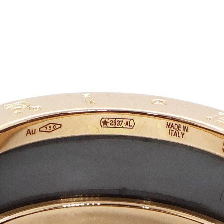 Bvlgari - 戒指 - B.zero 1 - 18K包金 玫瑰金, 陶瓷 #4.3