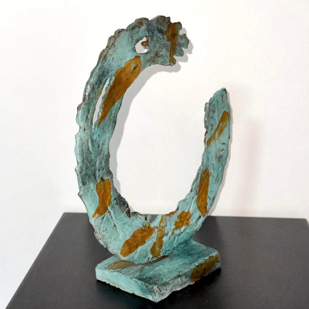 Abdoulaye Derme - Escultura, La Vague Éternelle - 24 cm - Bronce #3.2