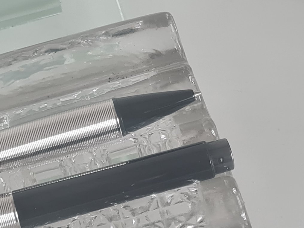 Lamy - Accent Brillant, plume en or 14 cts  (stylo à plume et porte-mine) avec étui en cuir - Pen set #3.2