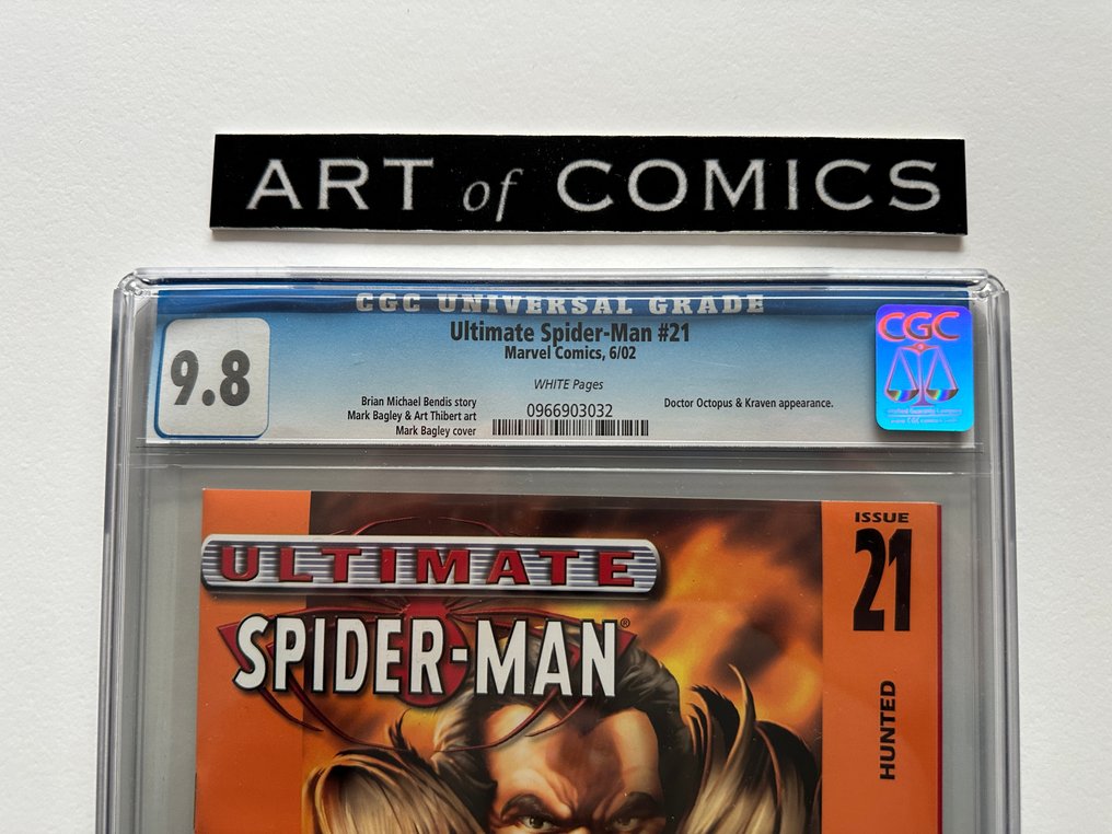 Ultimate Spider-Man #21 - Dr. Octopus, Kraven The Hunter Appearance - CGC 9.8 - 1 Graded comic - EO - 2002 #2.1