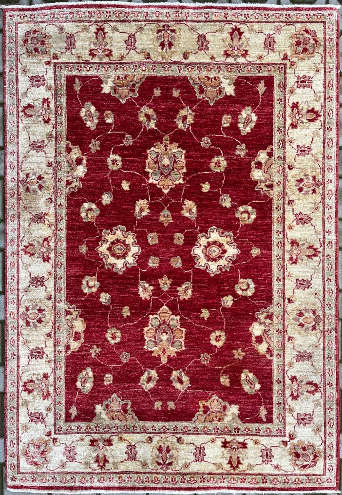 阿富汗 Ziegler - 精细手工编织 - 羊毛 - 绚丽的色彩 - 阿富汗毯 - 地毯 - 190 cm - 136 cm #1.0