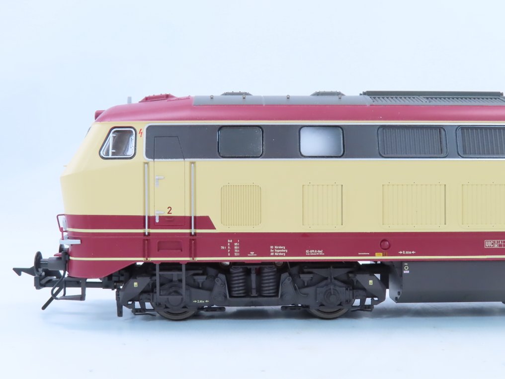 Lenz 0 - 40180-04 - 柴油液壓火車 (1) - BR 218 在 TEE 颜色中，配备全声和数字连接。 - DB #2.1