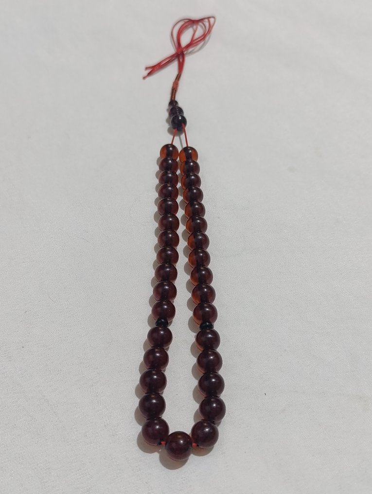  Ροζάριο - Κεχριμπάρι - 1970-1980 - Σπάνια Κομποσκοίνια Προσευχής  #1.0