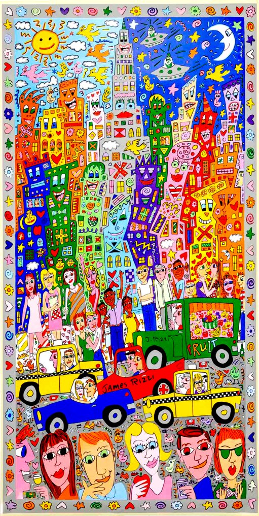 James Rizzi (1950-2011) - The City That Never Sleeps #1.0
