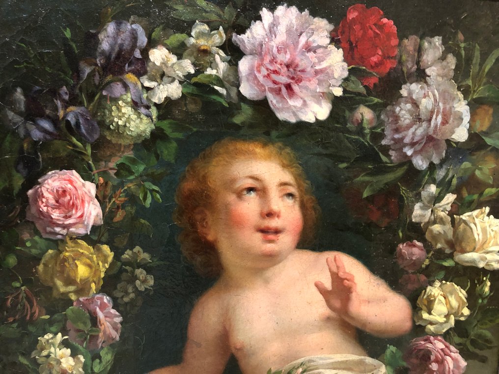École Flamande (c. 1750) - Cupidon récolte les fruits de l'Amour #3.2