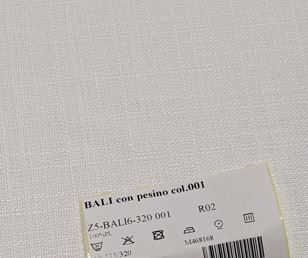 Tessuto d’arredo BALI col.001 – candore luminoso e stile contemporaneo - Tessuto - 520 cm - 310 cm #1.0