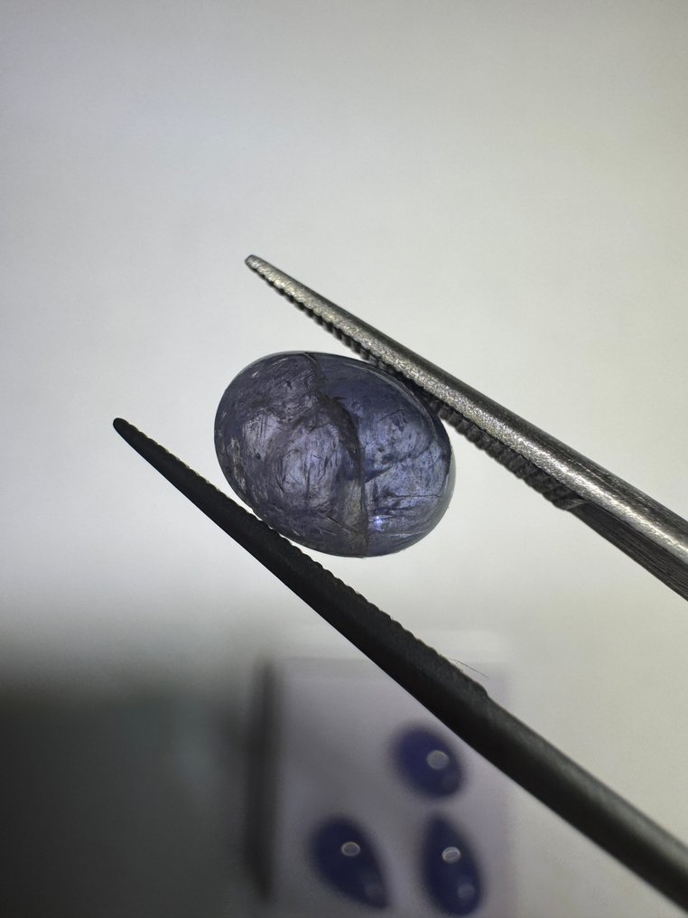 4颗坦桑石吊坠，重6.92克拉 天然圆形宝石- 1.38 g - (4) #2.1