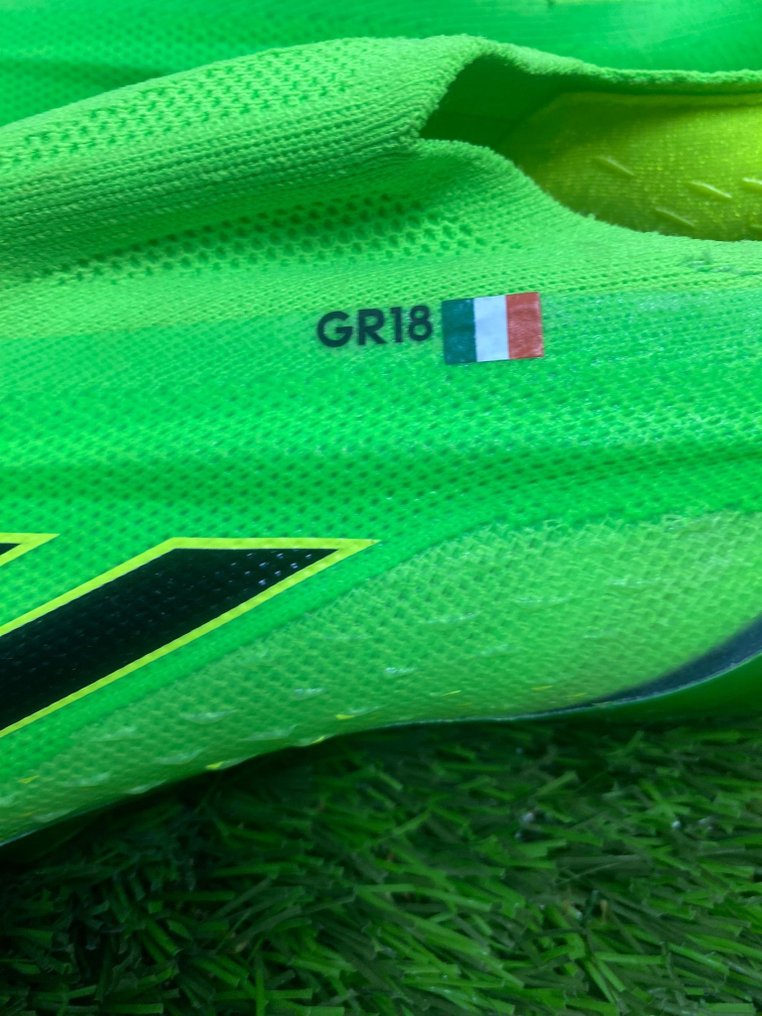 那不勒斯 - 義大利甲組足球聯賽 - Giacomo Raspadori match worn boots Napoli - 2022 - 足球衫 #3.2