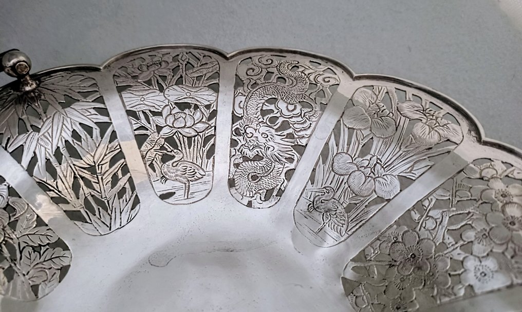 Chinese Export Silver - Wang Hing - Ornament - .900 argint #1.0