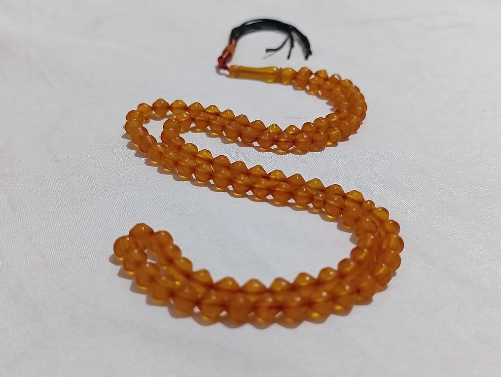 Różaniec - Bursztyn - 1970-1980 - Rzadkie różańce modlitewne #1.0