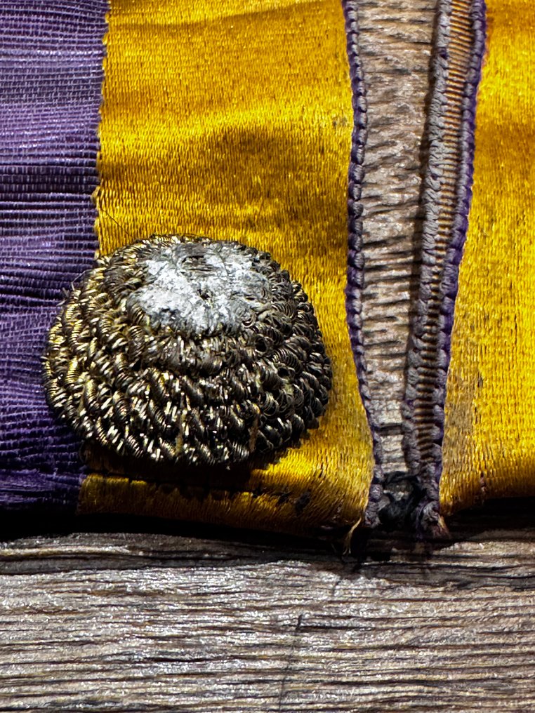 英国 - 奖章 - Circa 1760 Independent Order of Oddfellows Ceremonial Sash - 1760 #4.3