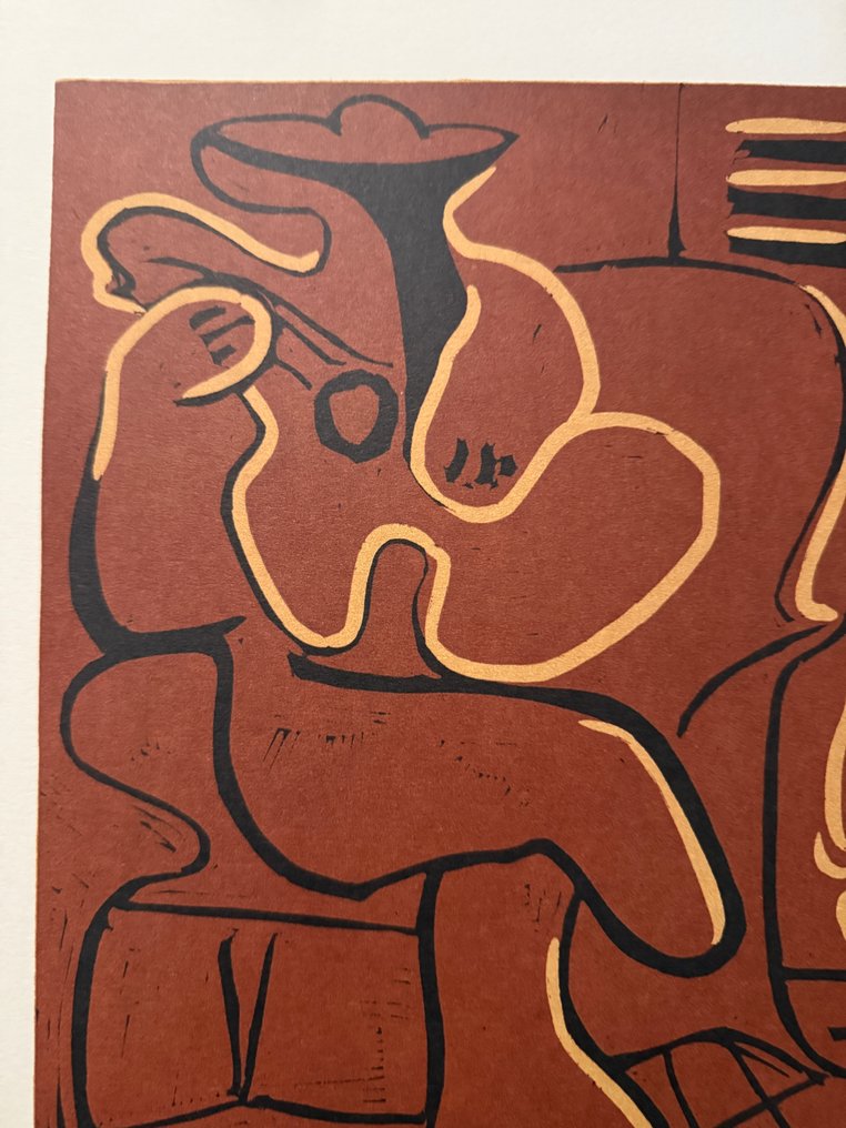 Pablo Picasso (1881-1973) - Femme dans un fauteuil et guitariste #1.0