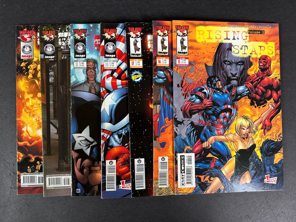 Rising Stars volume nn 1/7 cpl + 2x albi Collezione 100% Marvel - 9 Comic, Album - Prima ediție - 2000 #1.0