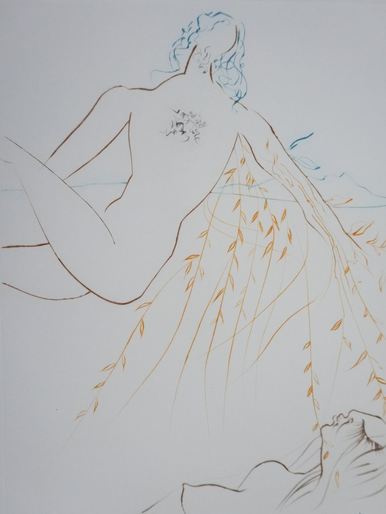 Salvador Dali (1904-1989) - Paradis Perdu : Le repos amoureux #3.2