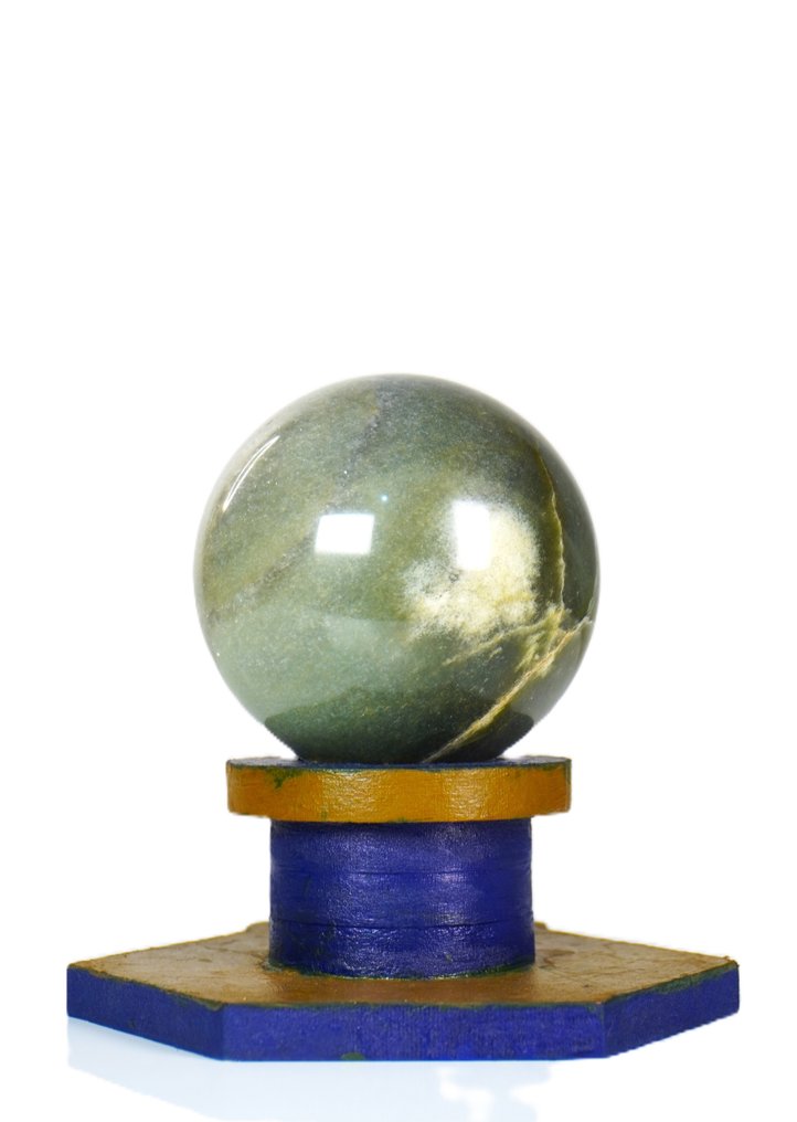 Green Aventurine Stone – High Quality Sphere - Height: 90 mm - Width: 90 mm- 976 g - (1) #4.3