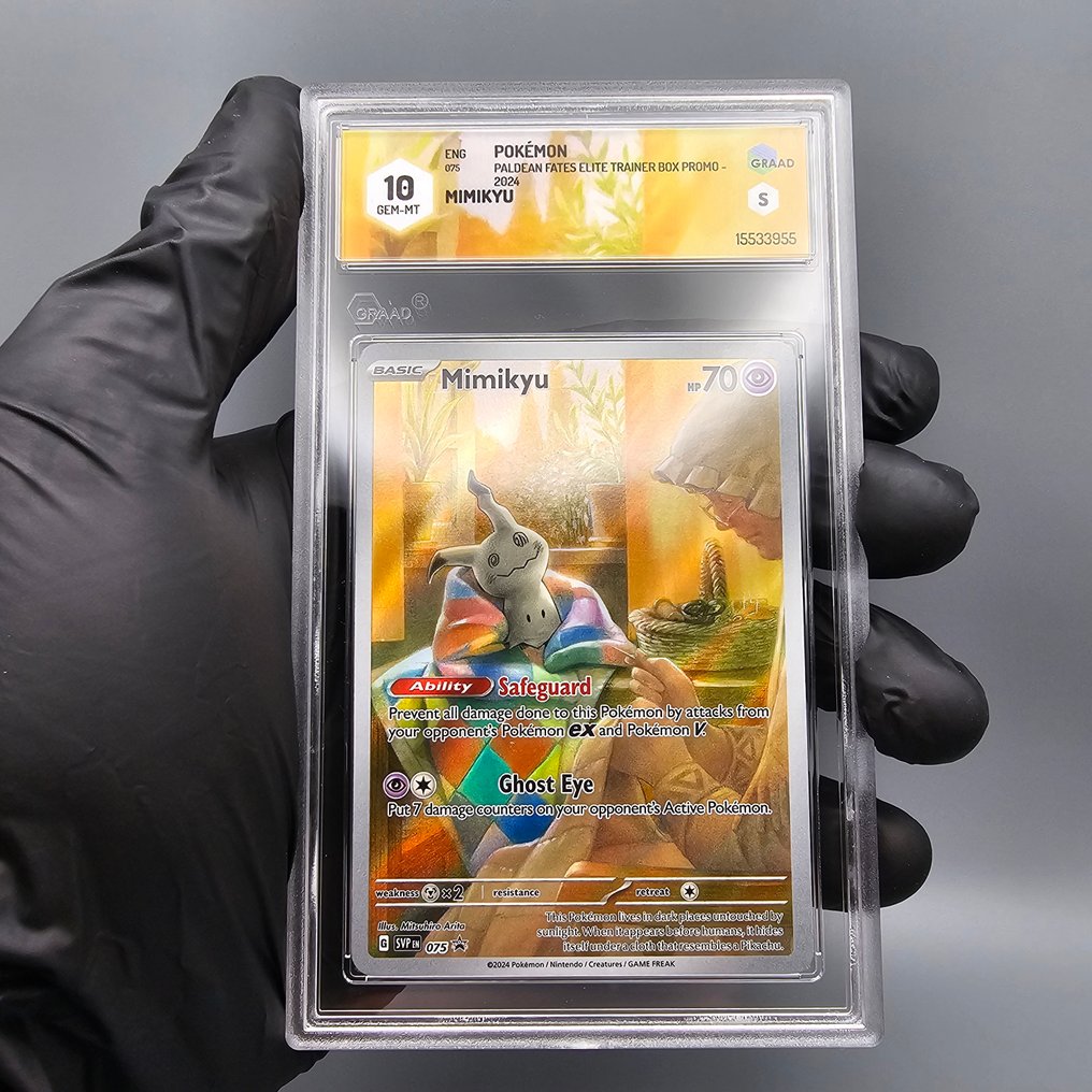 Pokémon - 1 Graded card - Mimikyu AR - Graad 10 #2.1