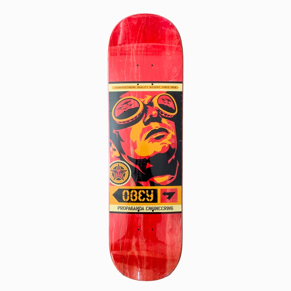 Shepard Fairey (OBEY) (1970) - Shepard Fairey 30th Anniversary Skateboard Skate Deck Set (COMPLETE SET OF 3 SEALED DECKS) #2.1