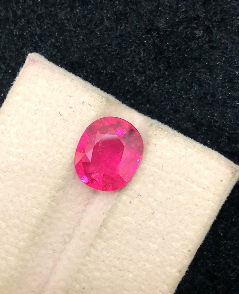 Zonder minimumprijs - 1 pcs Roze Toermalijn - 2.82 ct - nternational Colored Gemstone Association (ICA GemLab) #2.1