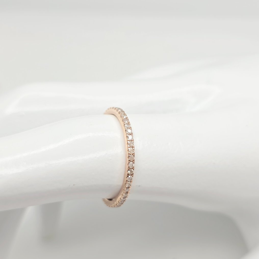 Nincs minimálár - Gyűrű - 14 kt. Sárga arany - 0.31ct. tw. Gyémánt (Természetes) #4.3