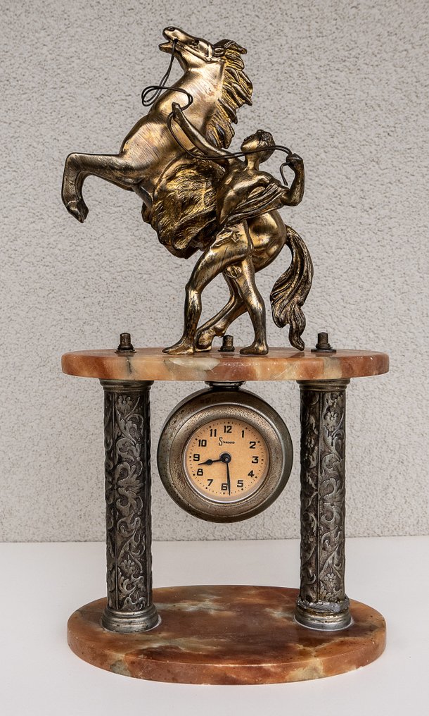 Clock - Alloy - 1920-1930 - Horse of Marly #1.0