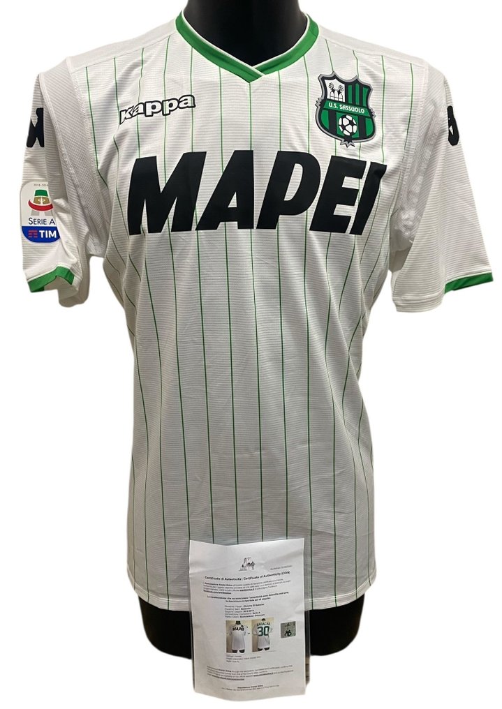 Sassuolo - 意大利足球联盟 - Babacar - 2018 - 足球衫 #1.0