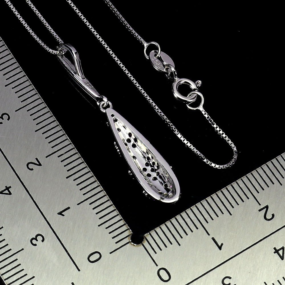 χωρίς τιμή ασφαλείας - Κολιέ Ασημί Ρουμπίνι - Τοπάζιο - 68 γνήσια πετράδια #2.1