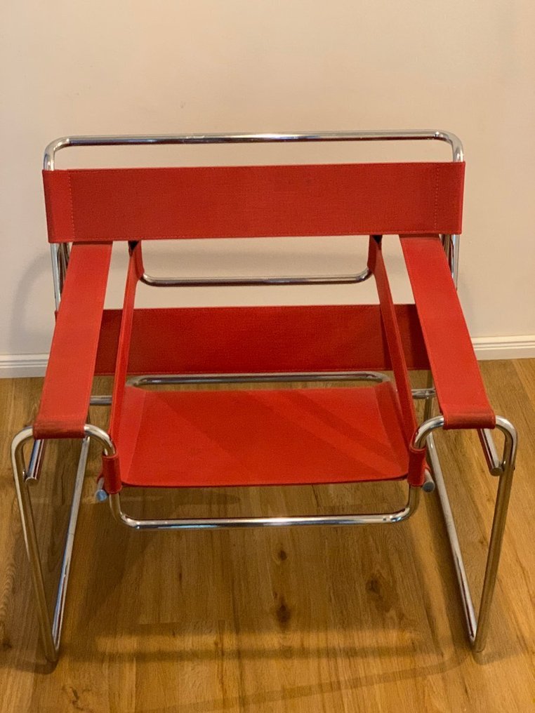 Knoll - Marcel Breuer - 扶手椅子 - 帆布 #1.0