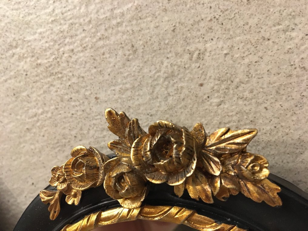 Καθρέφτης (2)  - Γυαλί, Ρητίνη - Καθρέφτες από γαλλικές ροζέτες. #4.3