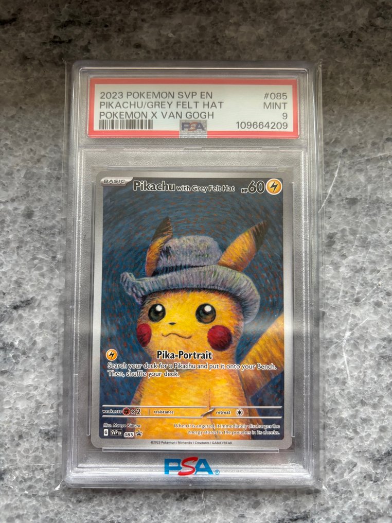 Pokémon - 1 Graded card - Pikachu #085 - PSA 9 - Scarlet & Violet - Van Gogh #1.0