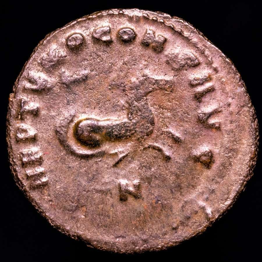 罗马帝国. 加利纳斯 （253-268）. Antoninianus Rome mint. NEPTVNO CONS AVG, hippocampus right; N.  (没有保留价) #1.0