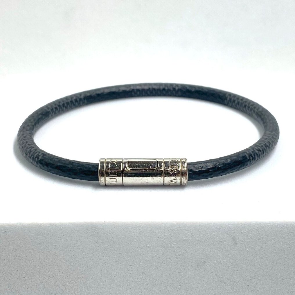 Louis Vuitton - Metal, Damier Graphite Canvas - Bracelet - Keep It #2.1
