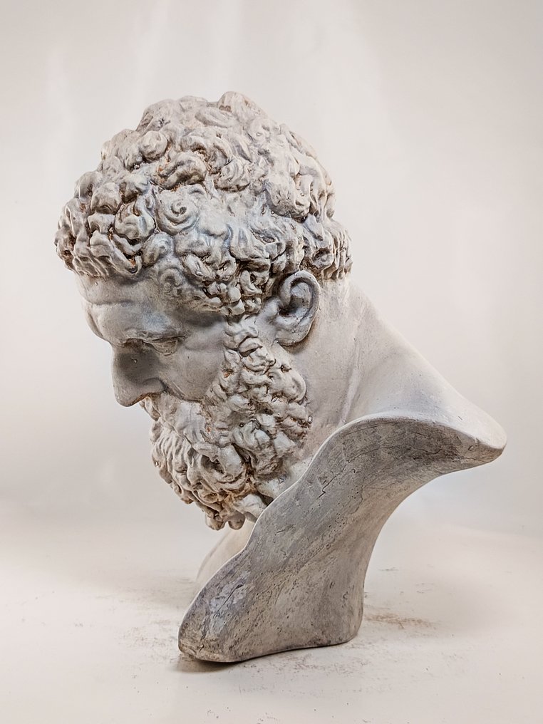Mellszobor, Mezzobusto Ercole Farnese - 25 cm - Gipsz - 2025 #2.1