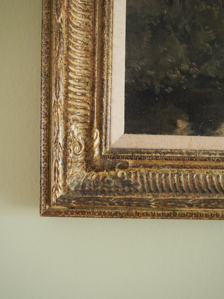 Willem Cornelis Rip (1856–1922) - Riverside Cottage among Trees #3.2