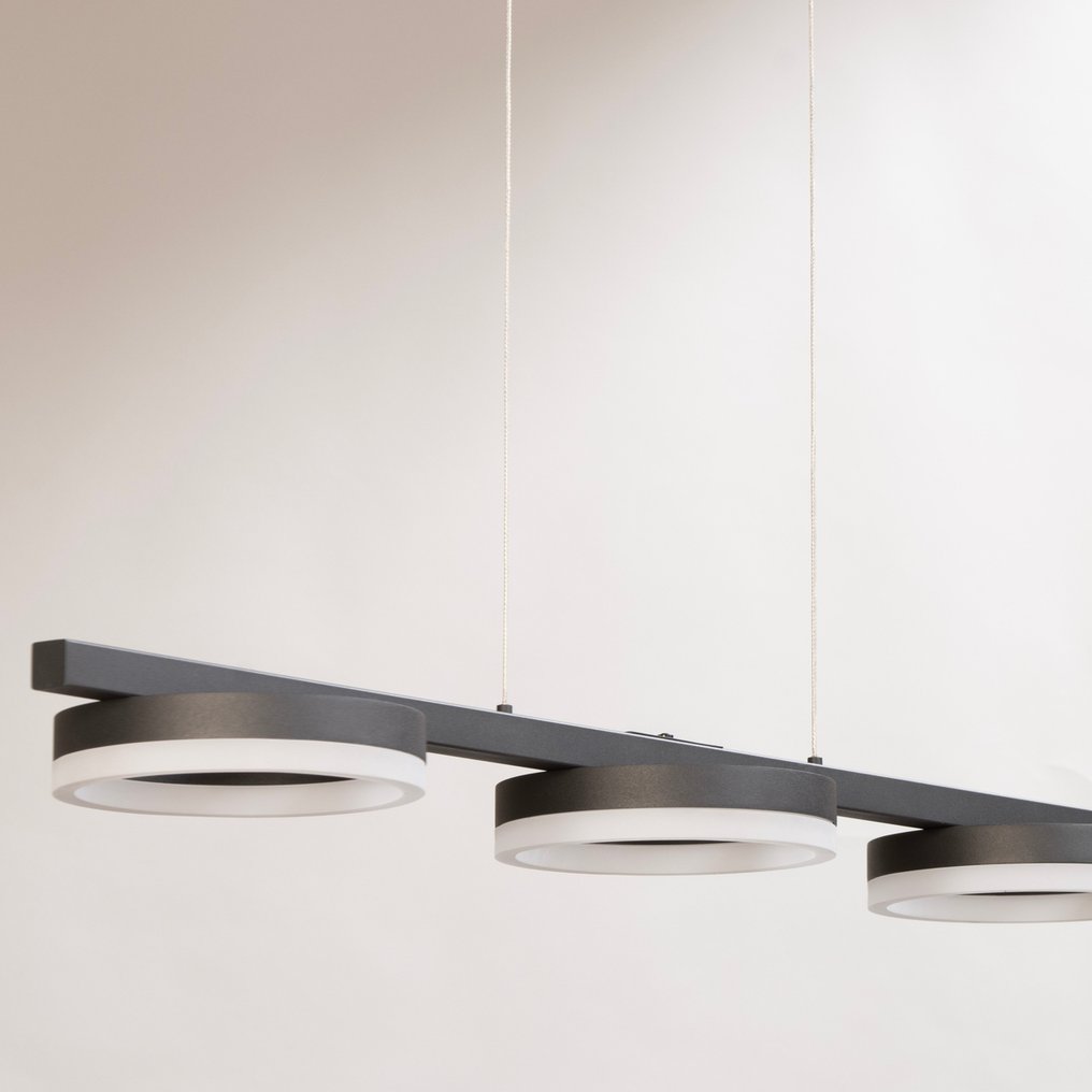 Fischer & Honsel - 垂飾吊燈 - Kiku - 黑色 - 金屬 #1.0