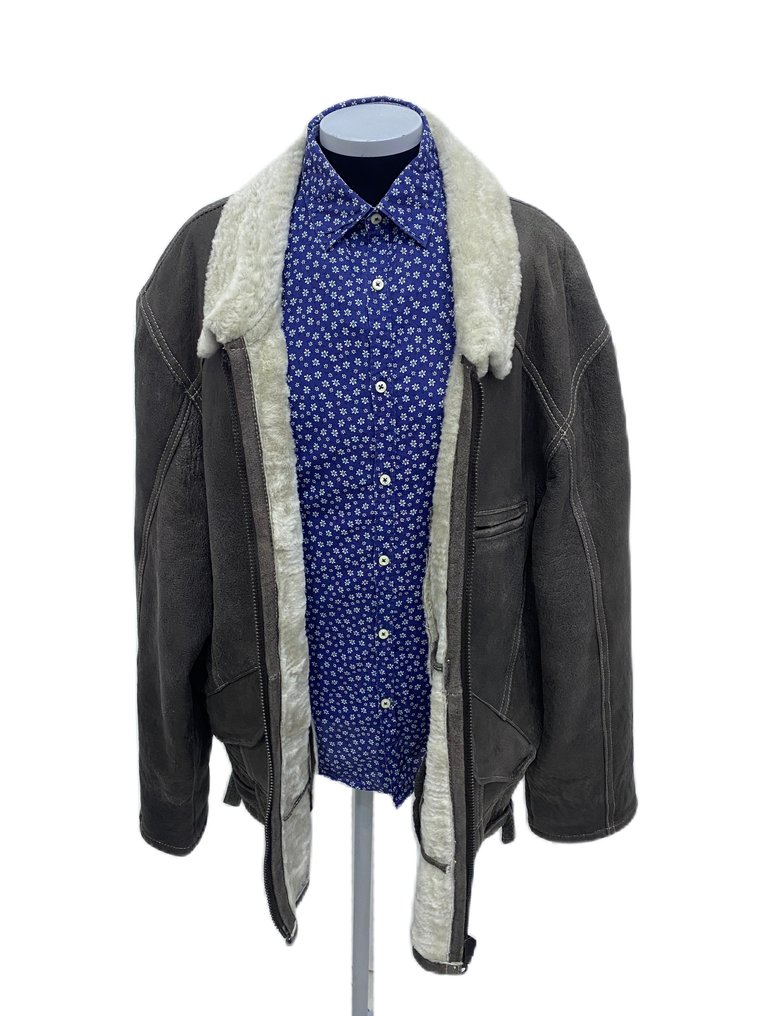 Other brand, manguun - Blusão de cabedal #1.0