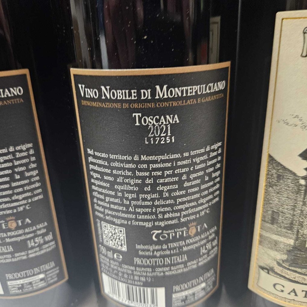 2021 Gattavecchi, Nobile di Montepulciano - Toscana DOCG - 6 Flasker (0,75 L) #2.1