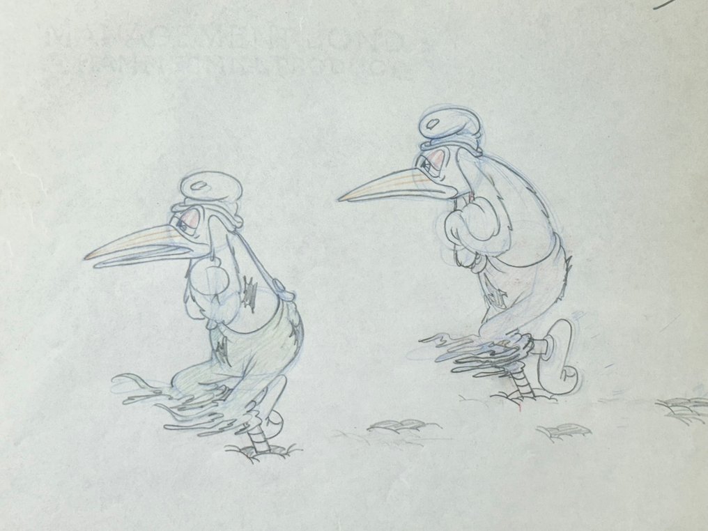 Columbia - Πιστοποιημένο σχέδιο κινούμενων σχεδίων. - Two Lazy Crows (1936) Ub Iwerks, Two Lazy Crows (1936) #3.2