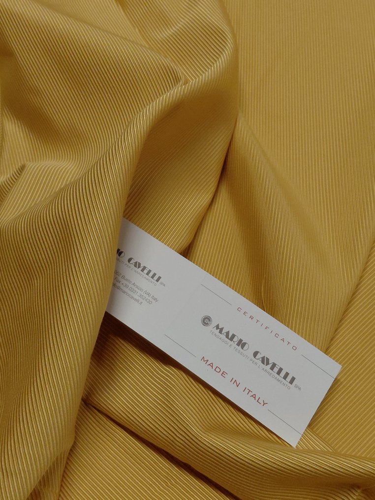 Oro caldo e texture fine – Canette d’arredo firmato Mario Cavelli - Tessuto per tappezzeria  - 570 cm - 300 cm #3.2