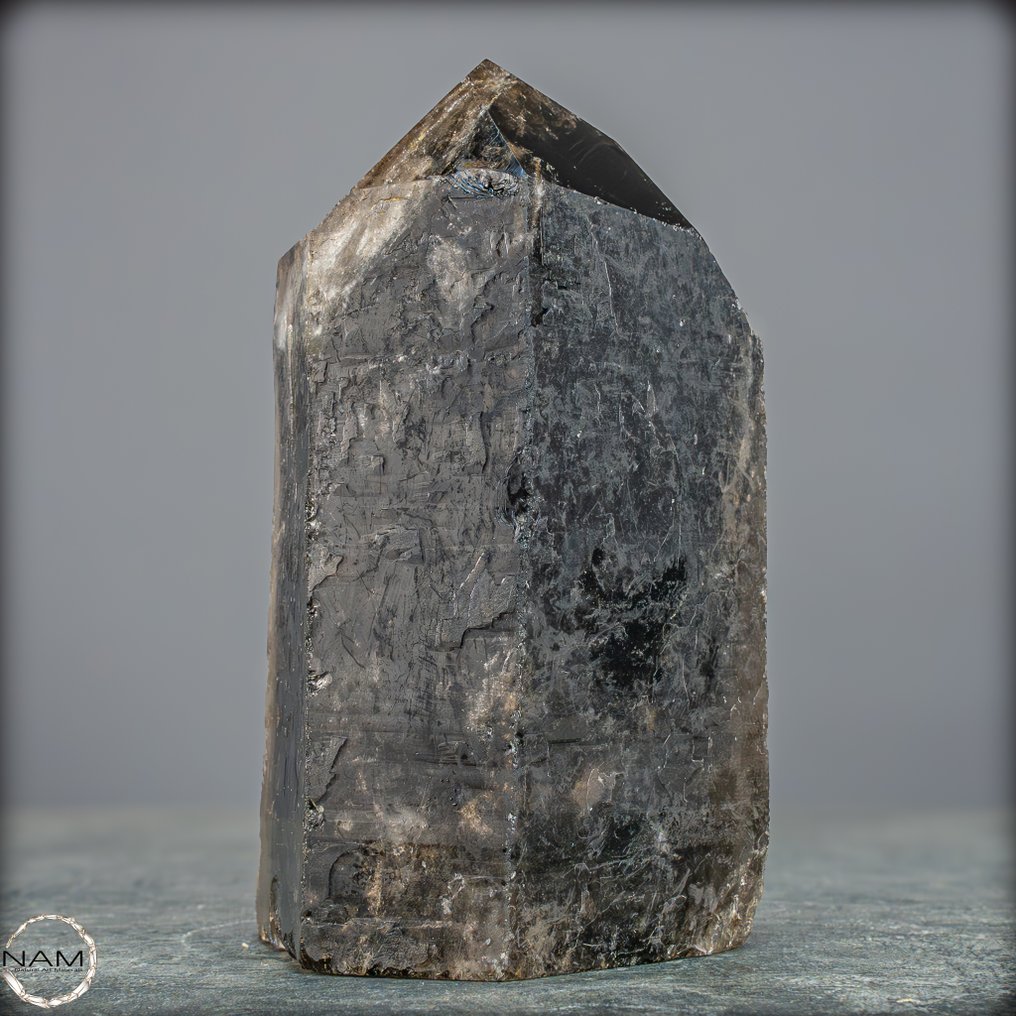 Obelisc de cuarț fumuriu – eleganță și forță în formă cristalină Puternic și armonizant- 948.57 g #1.0
