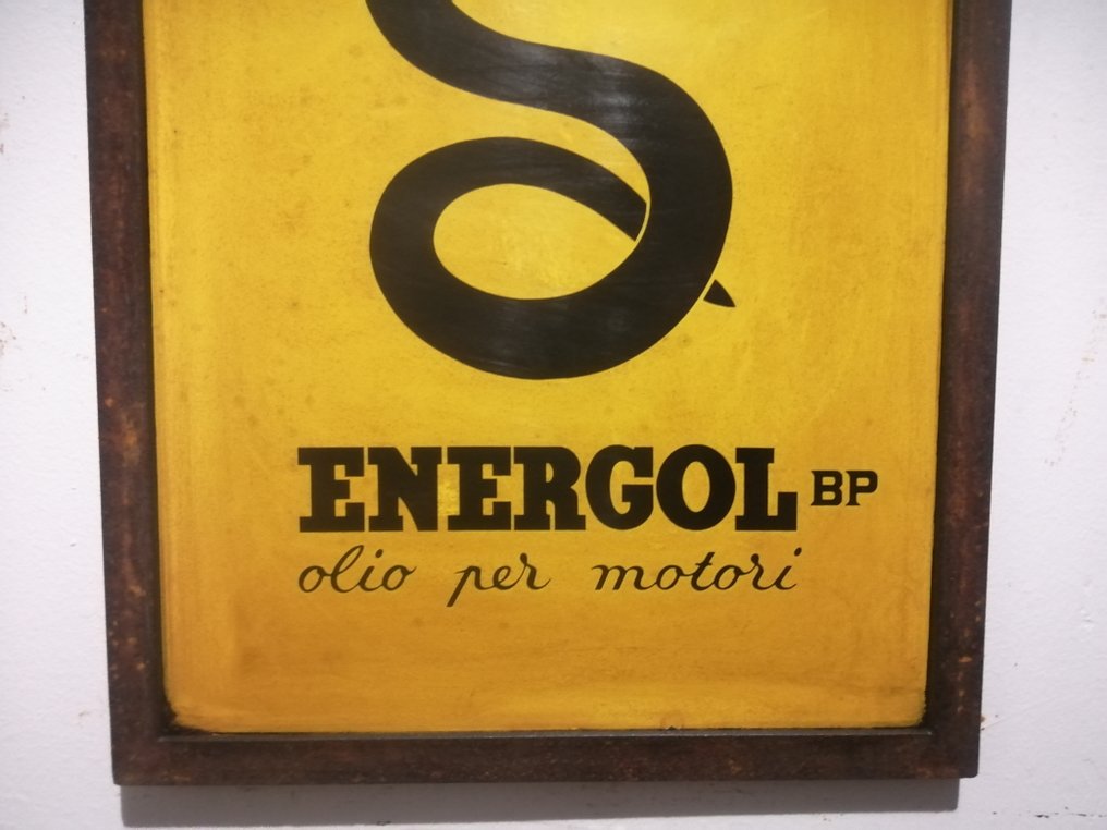 Agip energol - 广告标牌 - 1980 - 铁 #3.2