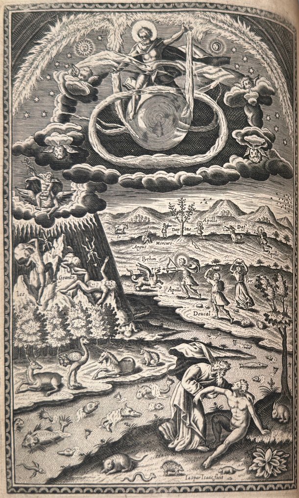OVID - ILLUSTRATED - Les Métamorphoses d’Ovide, traduittes en Prose Françoise… Avec XV Discours… [suivi du] - 1621 #1.0