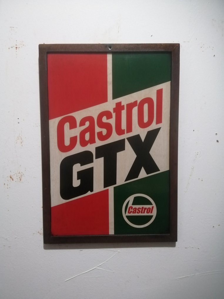 Castrol - 嘉實多廣告看板 - Castrol - 廣告牌 - 1990 - 金屬 #1.0