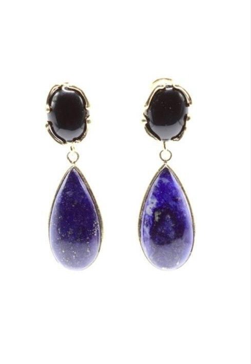 Lapislázuli - Plata - Pendientes #1.0