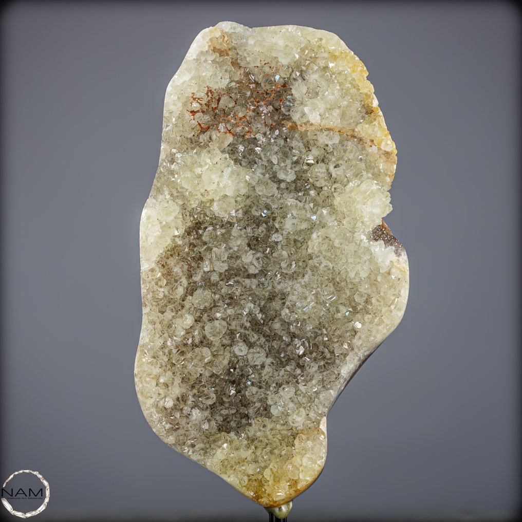 乌拉圭稀有天然Prasiolith和Amethyst晶簇，带底座 Kristallkunst in Perfektion- 844.29 g #3.2