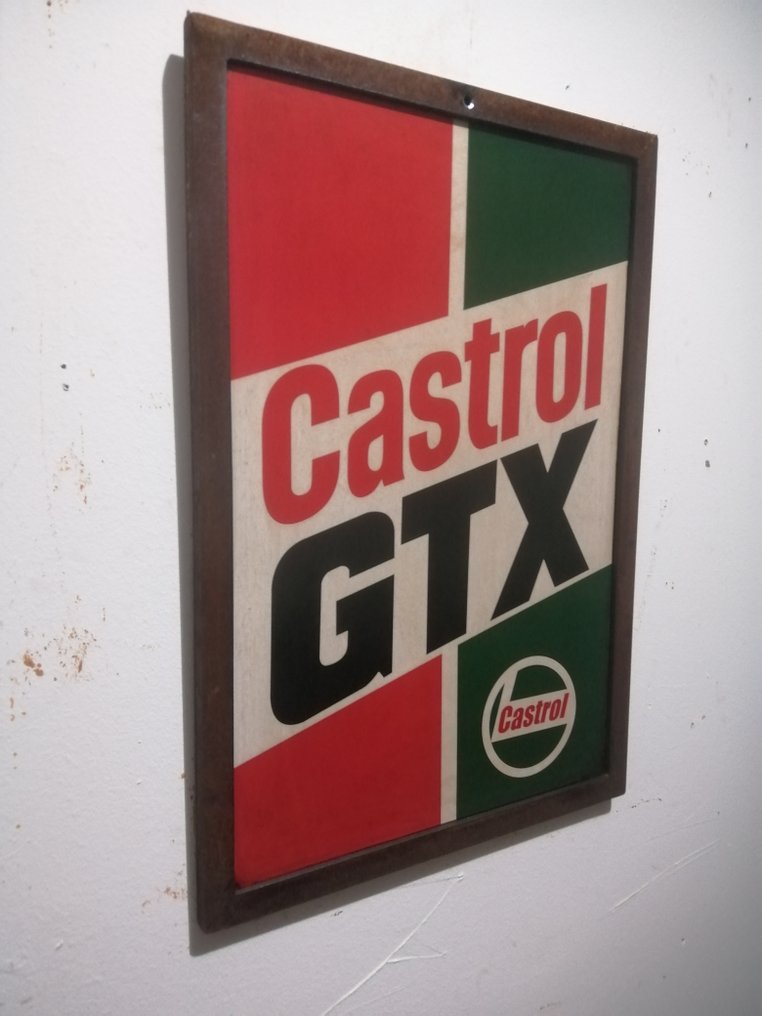Castrol - 嘉實多廣告看板 - Castrol - 廣告牌 - 1990 - 金屬 #2.1