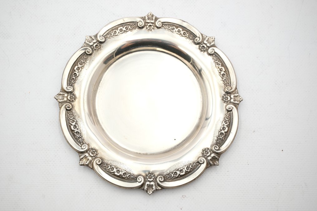 Vassoio di portata - .833 argento - 17cm #2.1